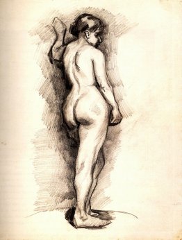 Standing Female Nude Seen from the Back