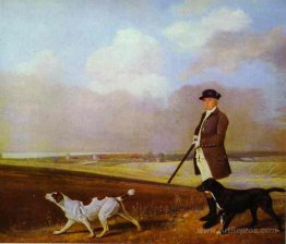 Sir John Nelthorpe, 6th Baronet out Shooting with his Dogs in Ba