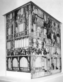 Model of the dance house in Basel