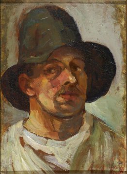 Self portrait with hat