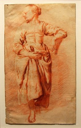 Study of a Woman in Peasant Dress