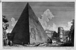 The Roman antiquities, t. 3, Plate XL. View of the Pyramid of Ca