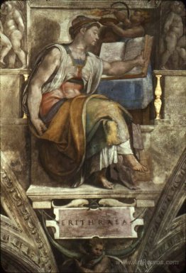 Sistine Chapel Ceiling: Sibyl Erithraea