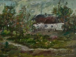 Landscape with a house