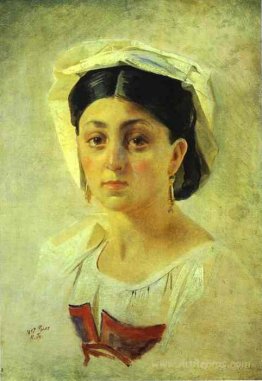 Young Italian Woman in a Folk Costume, Study