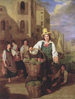 Venetian fruit seller