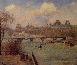 View of the Seine from the Raised Terrace of the Pont Neuf