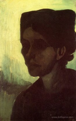 Head of a Young Peasant Woman with Dark Cap