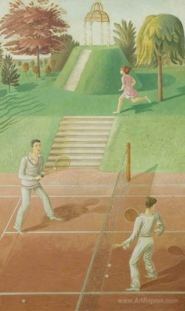 Tennis (triptych, centre panel)