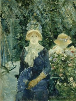 Woman in a Garden