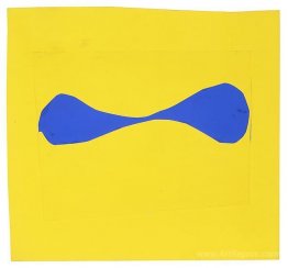 Blue Form on Yellow