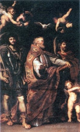 St. George with St. Maurus and Papianus