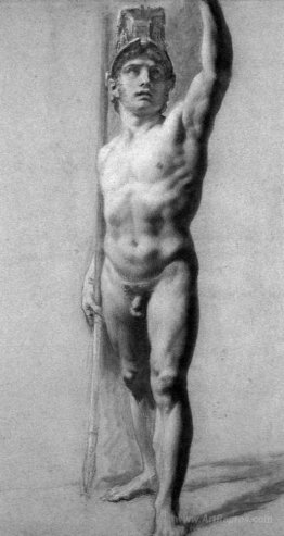 Male Nude Raising his Arm