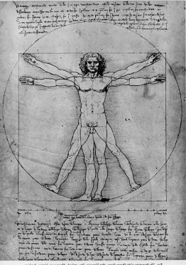 The proportions of the human figure (The Vitruvian Man)