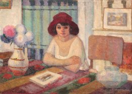 Young Woman in Interior