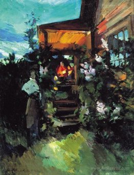 Summer evening on the porch