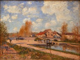 The Bourgogne Lock at Moret, Spring