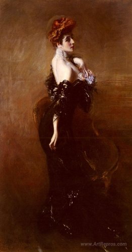 Madame Pages In Evening Dress