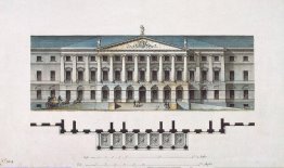 Design for the Smolny Institute in St Petersburg (façade)