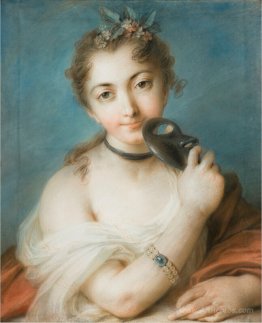 Female Portrait with Mask