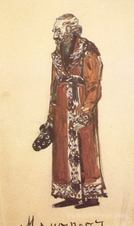 Mamyrov, the old deacon (Costume design for the opera "The Encha