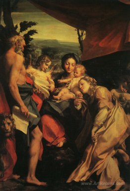 Madonna with St. Jerome (The Day)