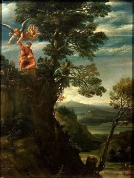 Landscape with the sacrifice of Isaac