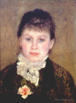 Woman with a white jabot