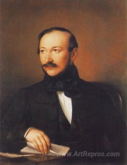 Portrait of Poet Mihály Vörösmarty