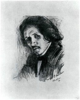 Portrait of Russian painter  Filipp Andreevich Maljawin