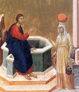 Christ and the Samaritan woman (Fragment)