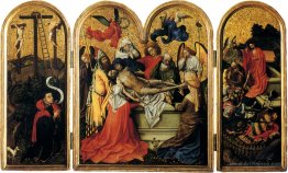 Triptych: The Two Thieves with the Empty Cross, The Entombment,