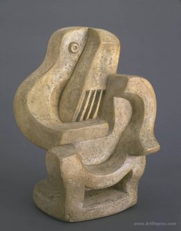 Guitar Player in Armchair