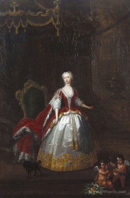 Portrait of Augusta of Saxe Gotha