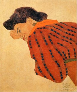 Reclining Woman with Red Blouse