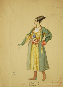 Sketch of the costume