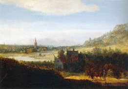 Landscape with Armed Men