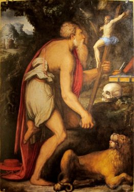 St. Jerome in meditation