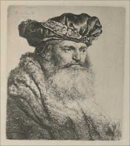 An Old Man, Wearing a Rich Velvet Cap