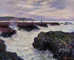 The Rocks at Pourville, Low Tide