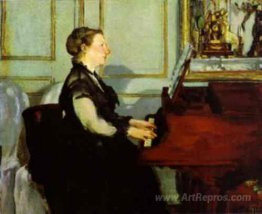 Madame Manet at the Piano