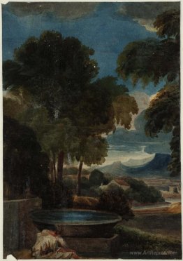 Classical Landscape (After Poussin)