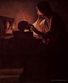 Repenting Magdalene, also called Magdalene before Mirror or Maga