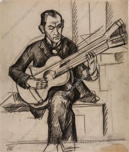 A man with a guitar