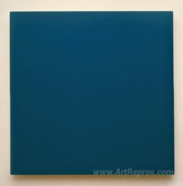 Enamel on Wood: Blue Green