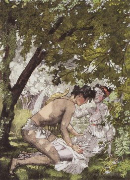 Illustration to the novel Daphnis and Chloe 2