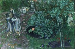 Children Playing in a Garden