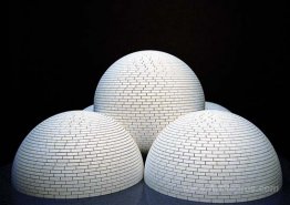 Model for Brick Structure (four domes and a sphere)