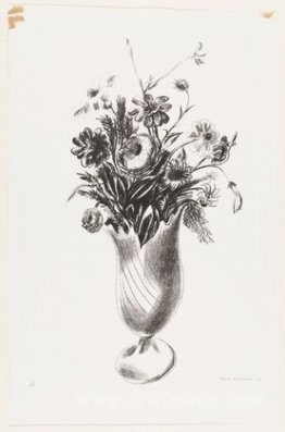 Striped Vase - (Flowers)