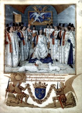 Louis XI chairs the chapter of Saint Michel